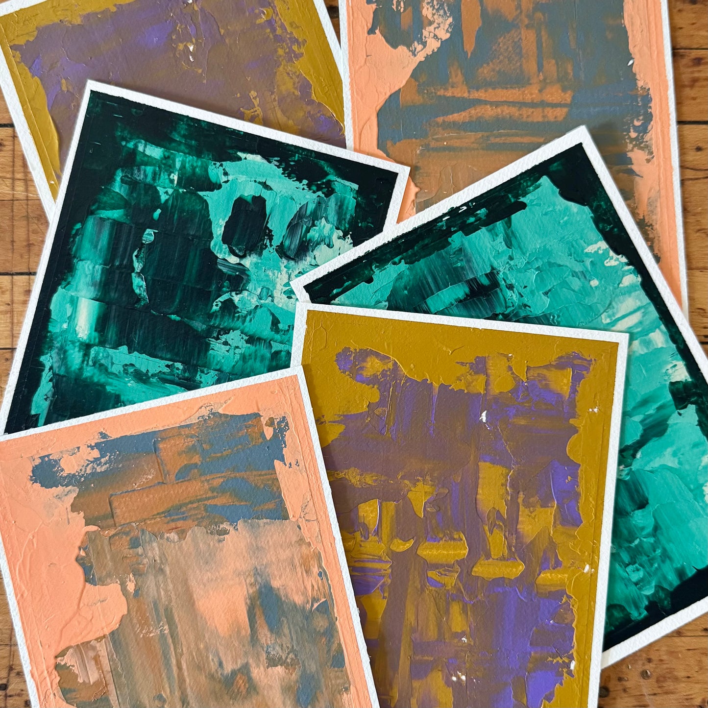 Micro Chroma | Set of mini works on paper